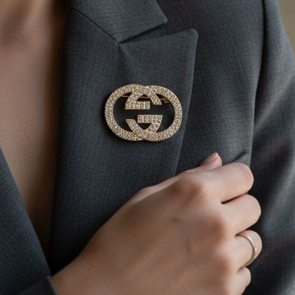 Elegant Brooch| Available In Gold or Silver